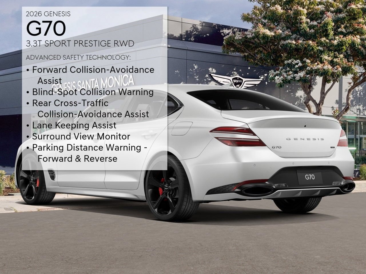 New 2026 Genesis G70 3.3T Sport Prestige RWD image 8