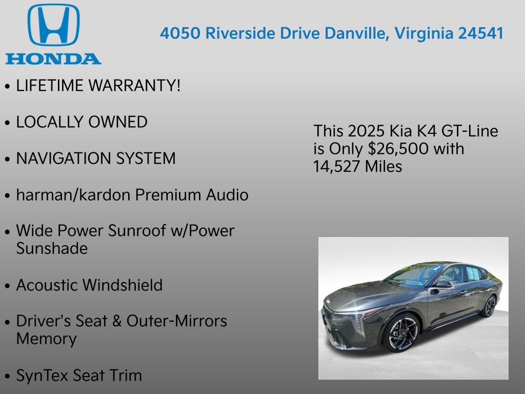 Used 2025 Kia K4 GT-Line w/ GT-Line Premium Package FWD image 17