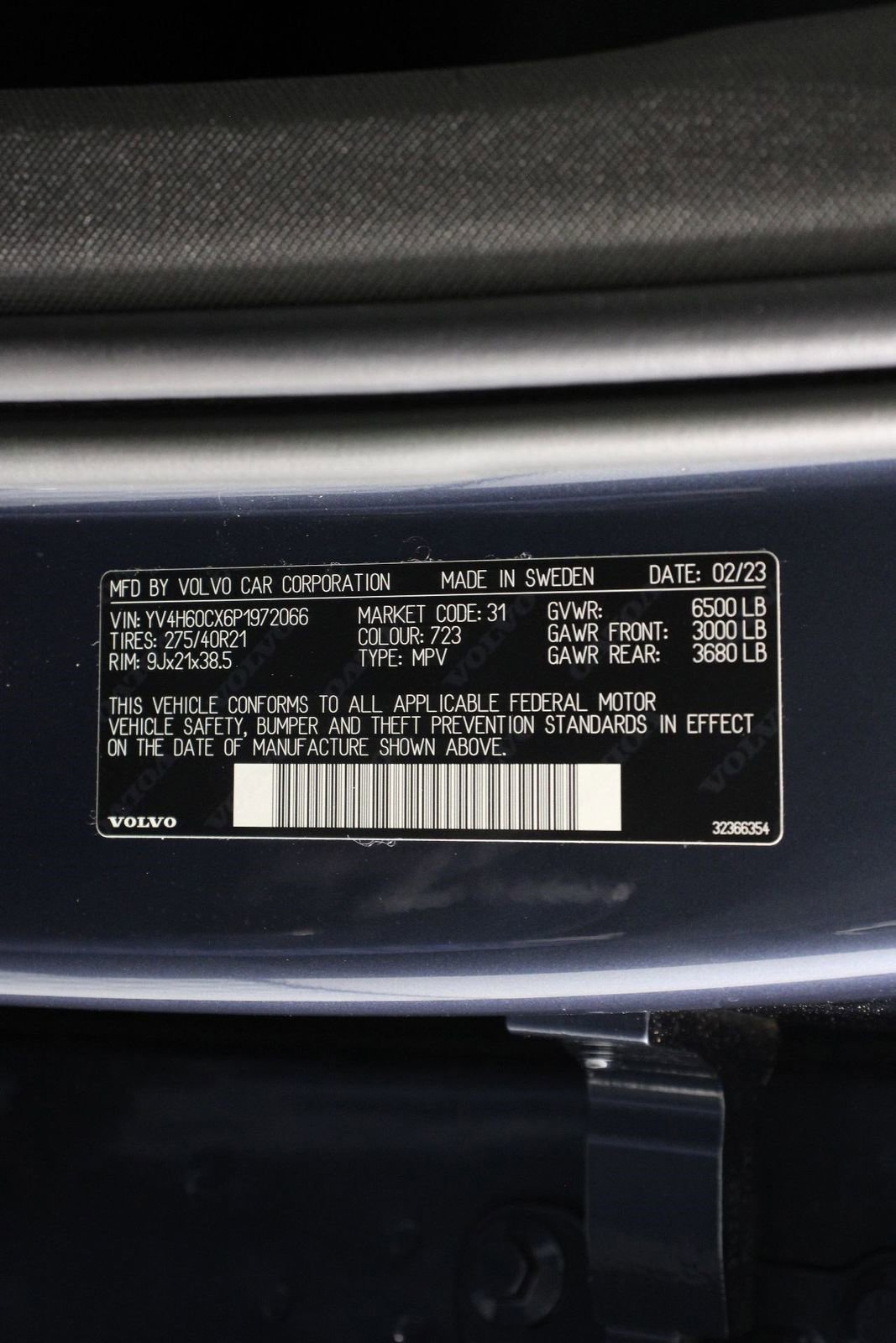 Certified 2023 Volvo XC90 T8 Ultimate image 16