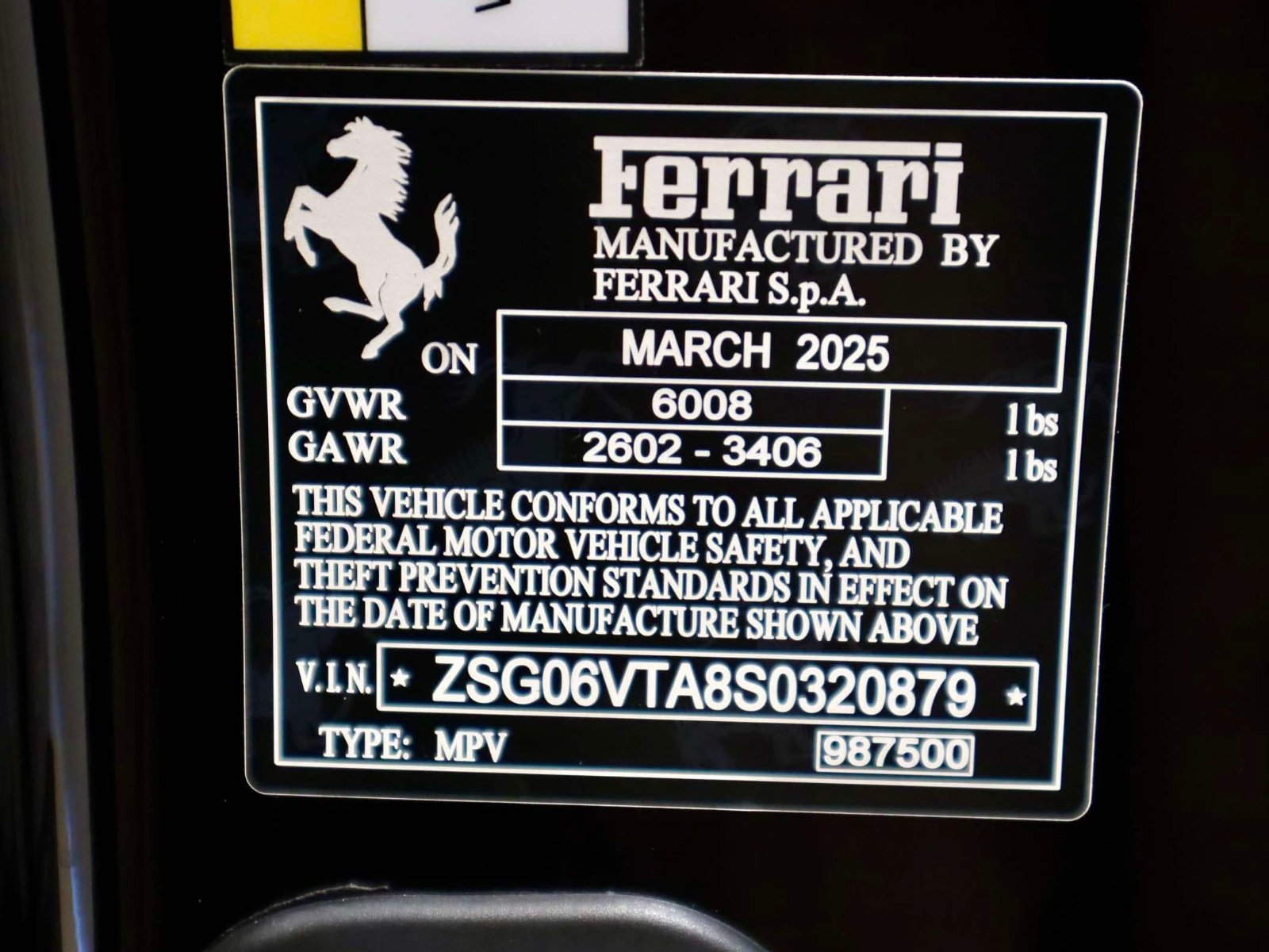 Certified 2025 Ferrari Purosangue AWD/4WD image 41