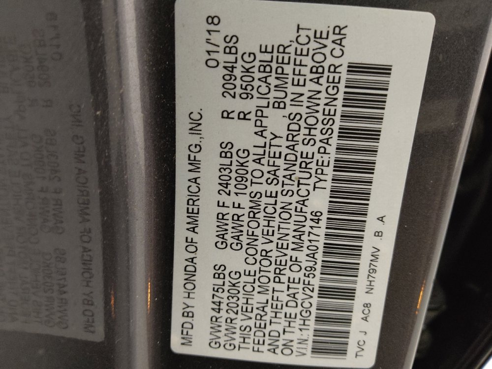 Used 2018 Honda Accord EX-L image 33
