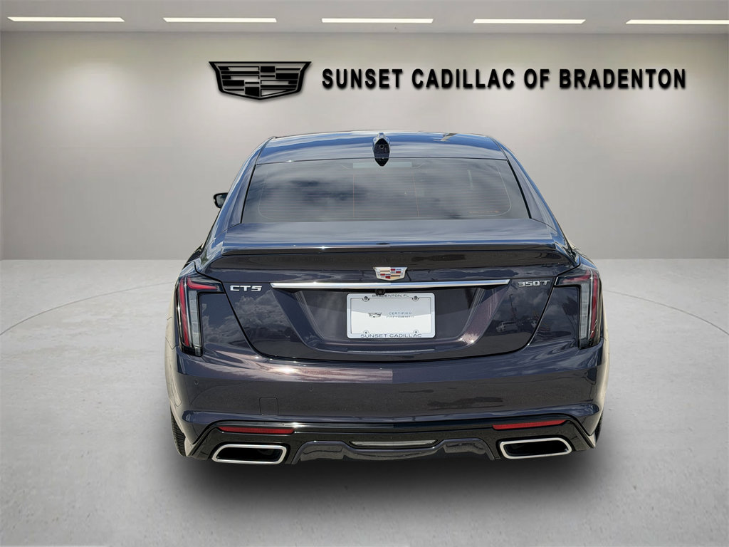 Certified 2025 Cadillac CT5 Sport w/ Technology Package RWD image 4