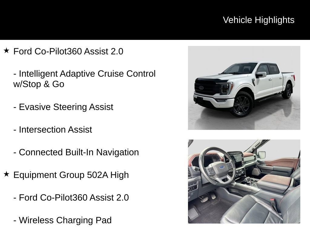 Certified 2023 Ford F150 Lariat w/ Equipment Group 502A High image 6