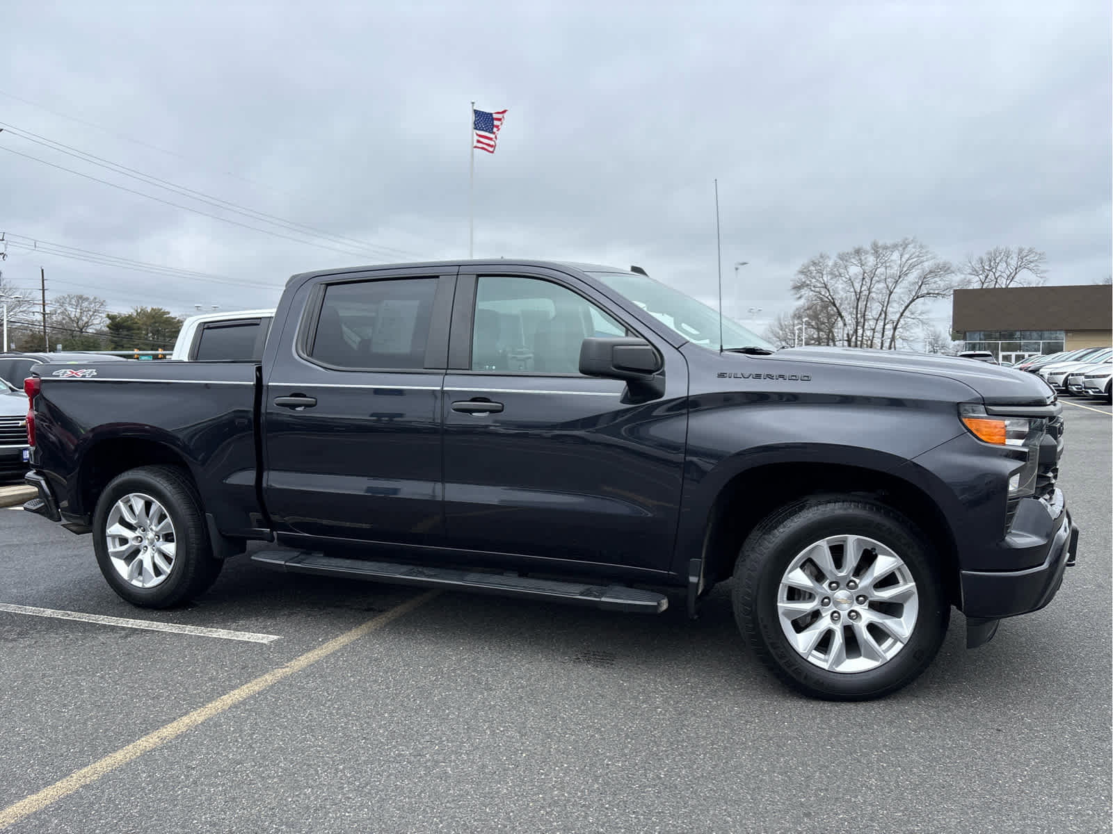 Certified 2022 Chevrolet Silverado 1500 Custom w/ LPO, Dark Essentials Package AWD/4WD image 4