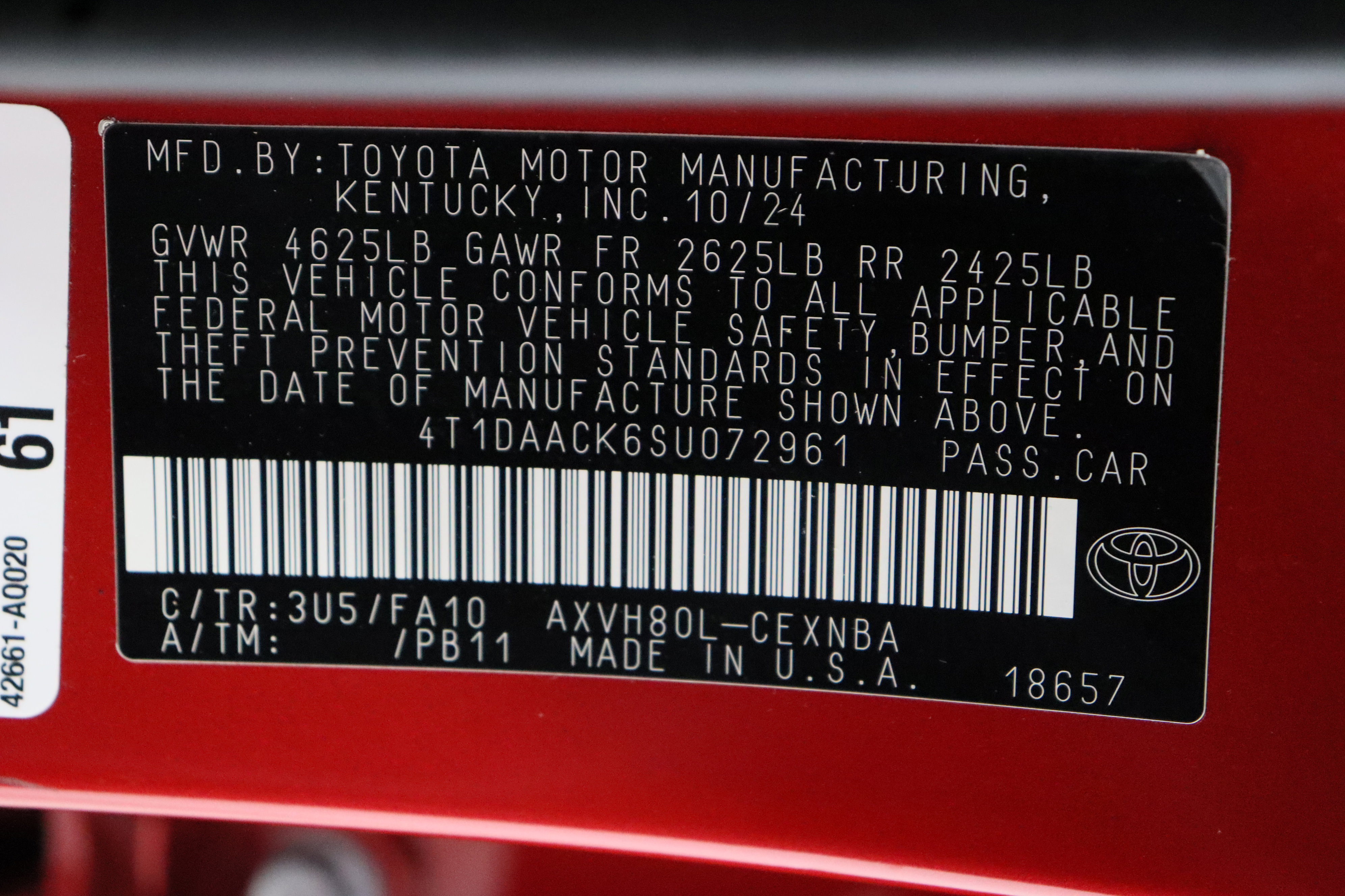 Certified 2025 Toyota Camry LE w/ Convenience Package image 40