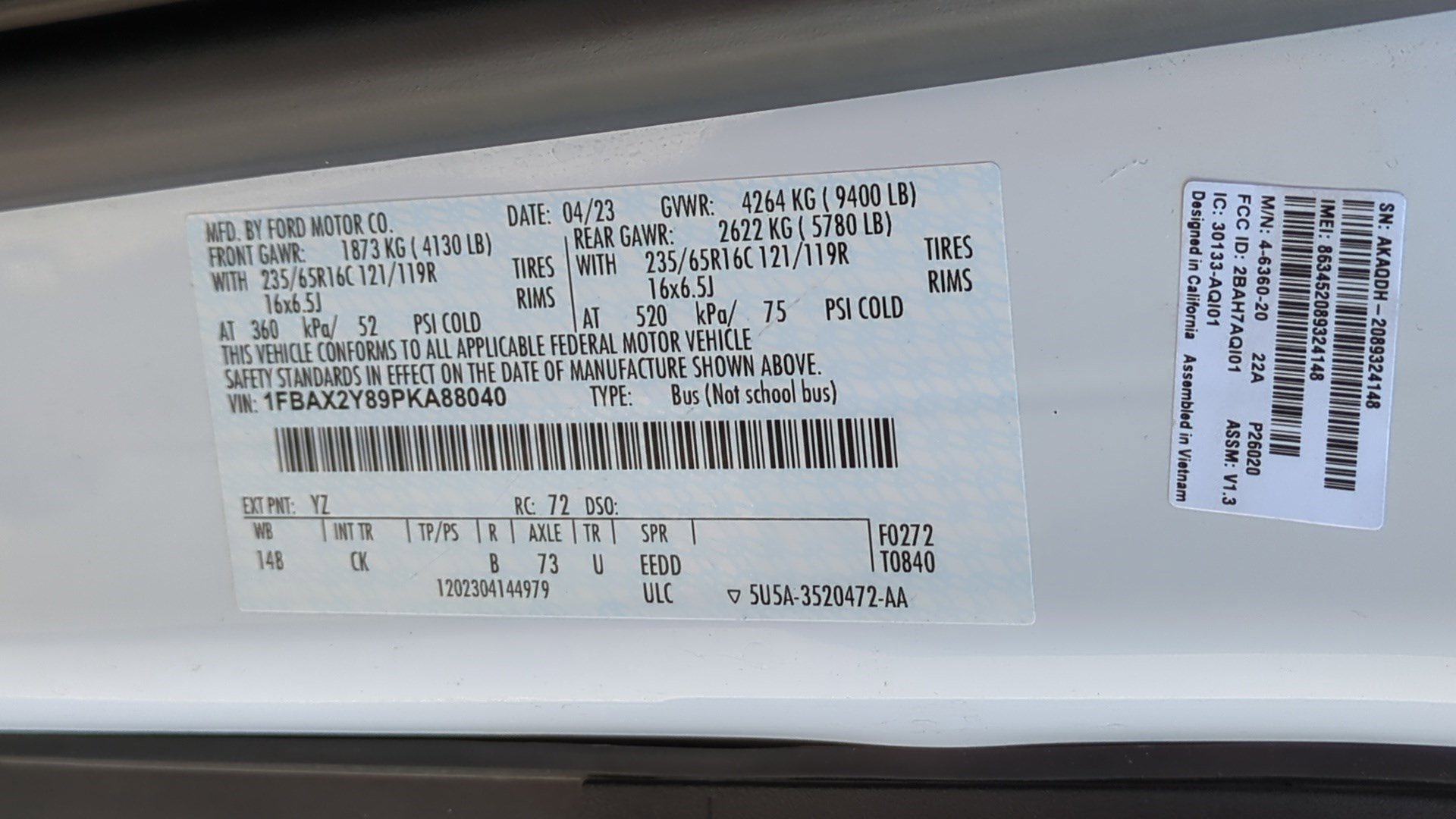 Used 2023 Ford Transit 350 XLT image 31