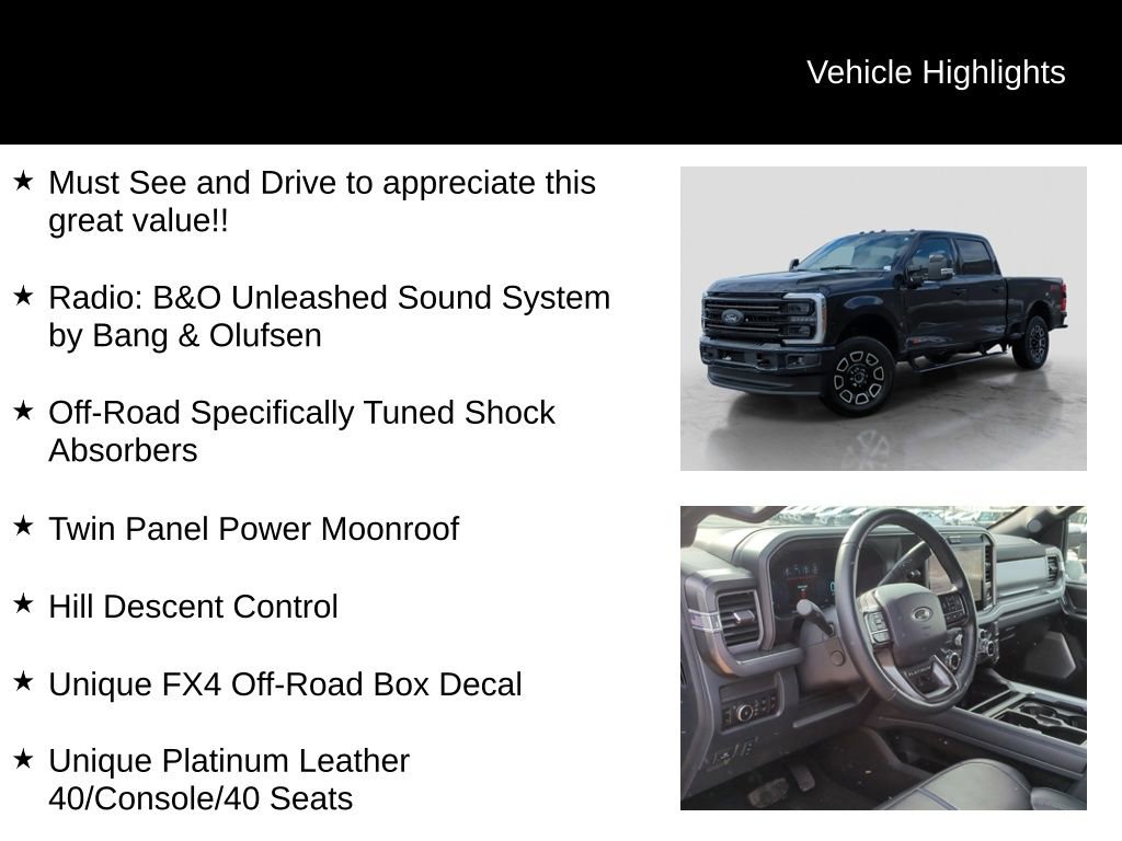 Used 2025 Ford F350 Platinum w/ FX4 Off-Road Package image 26