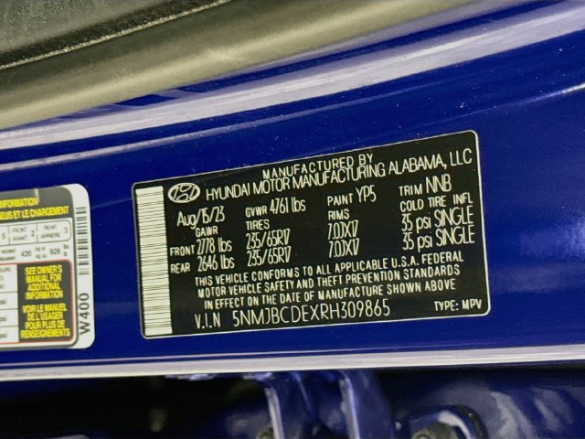 Certified 2024 Hyundai Tucson SEL AWD/4WD image 32