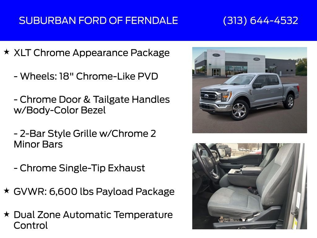 Used 2021 Ford F150 XLT w/ Equipment Group 302A High image 21