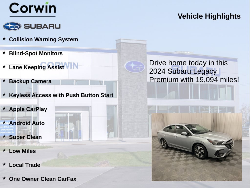 Used 2024 Subaru Legacy Premium AWD/4WD image 6