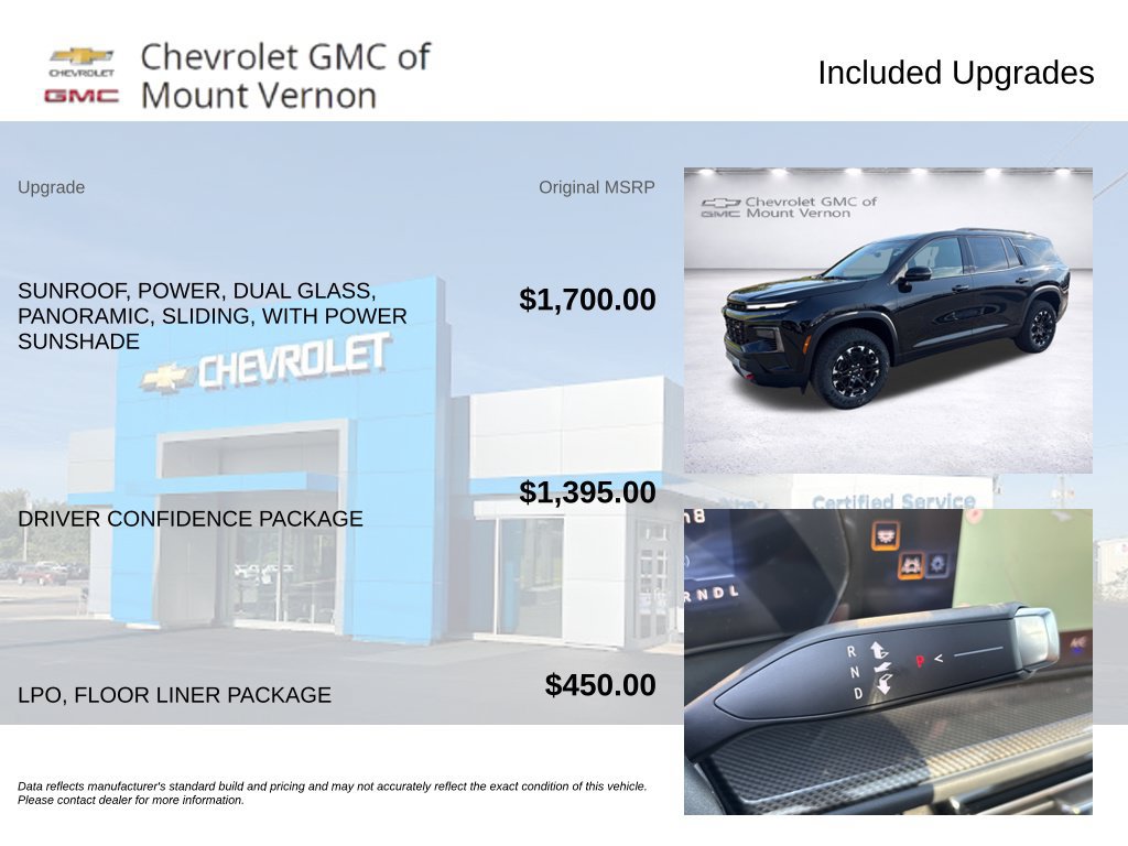 New 2027 Chevrolet Traverse Z71 w/ Driver Confidence Package AWD/4WD image 6