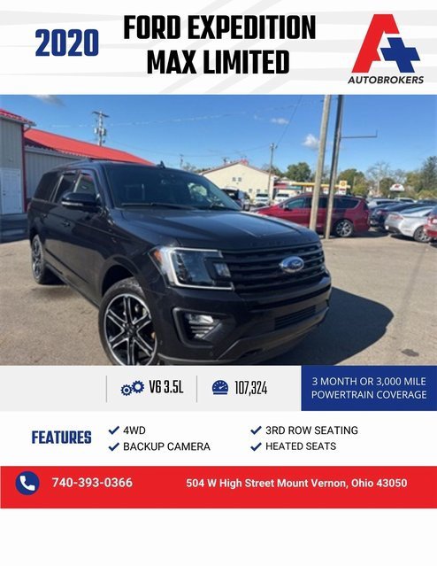 Used 2020 Ford Expedition Max Limited w/ Equipment Group 303A