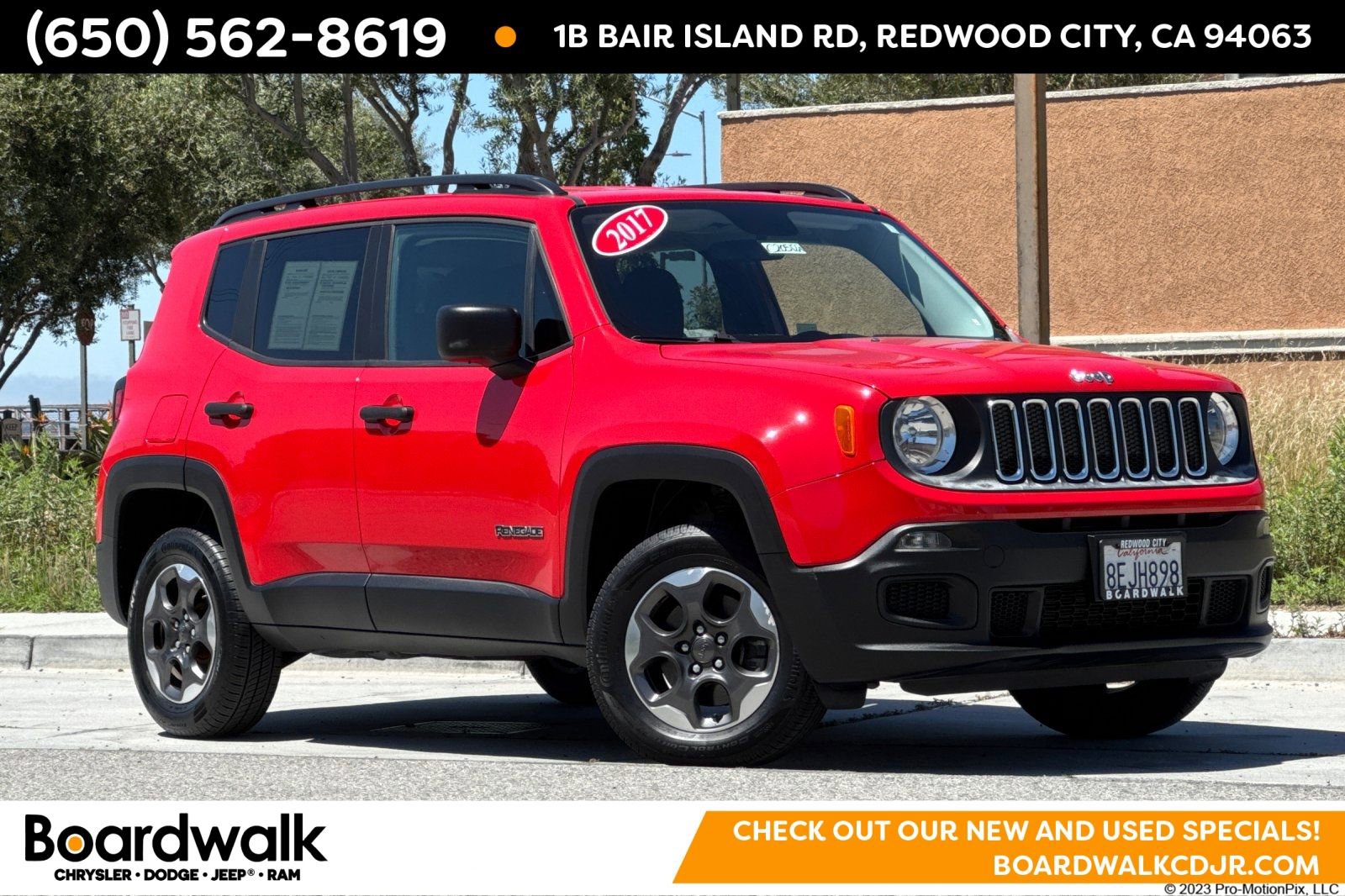 Used 2017 Jeep Renegade Sport w/ Power & Air Group AWD/4WD image 1