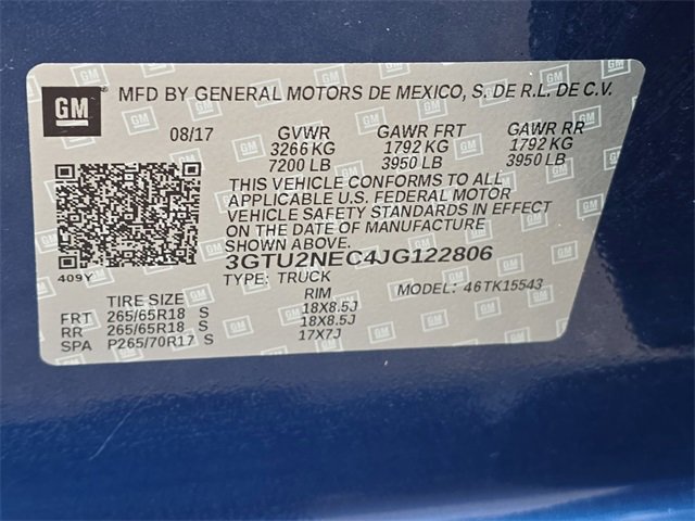 Used 2018 GMC Sierra 1500 SLT w/ All Terrain X Package image 35