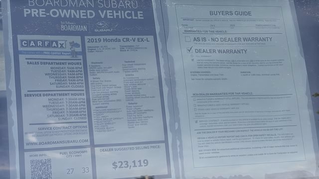 Used 2019 Honda CR-V EX-L image 27