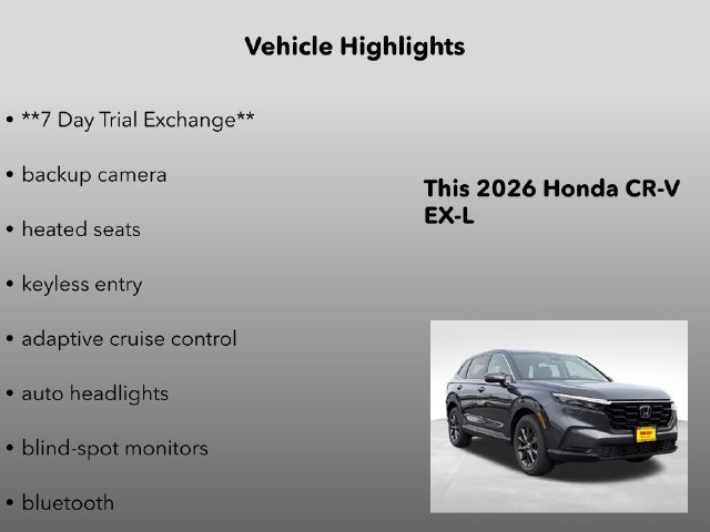New 2026 Honda CR-V EX-L image 5