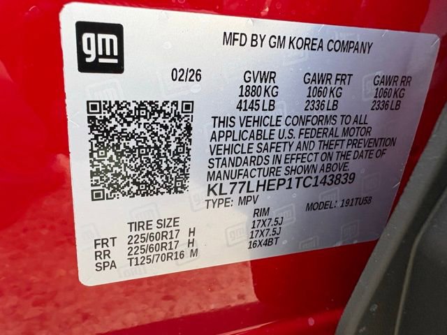New 2026 Chevrolet Trax LT w/ Sunroof Package FWD image 16