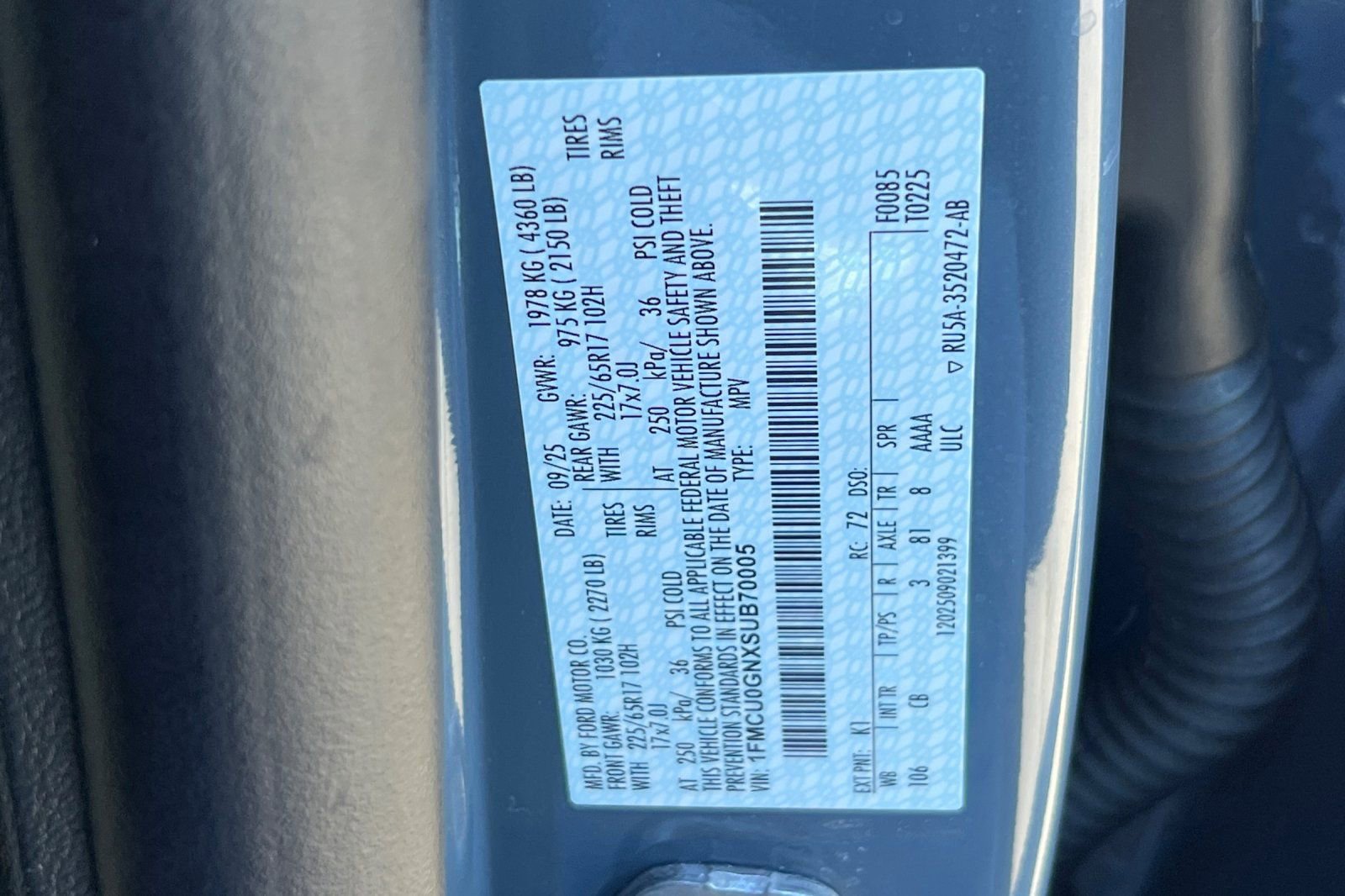 Used 2025 Ford Escape Active image 27