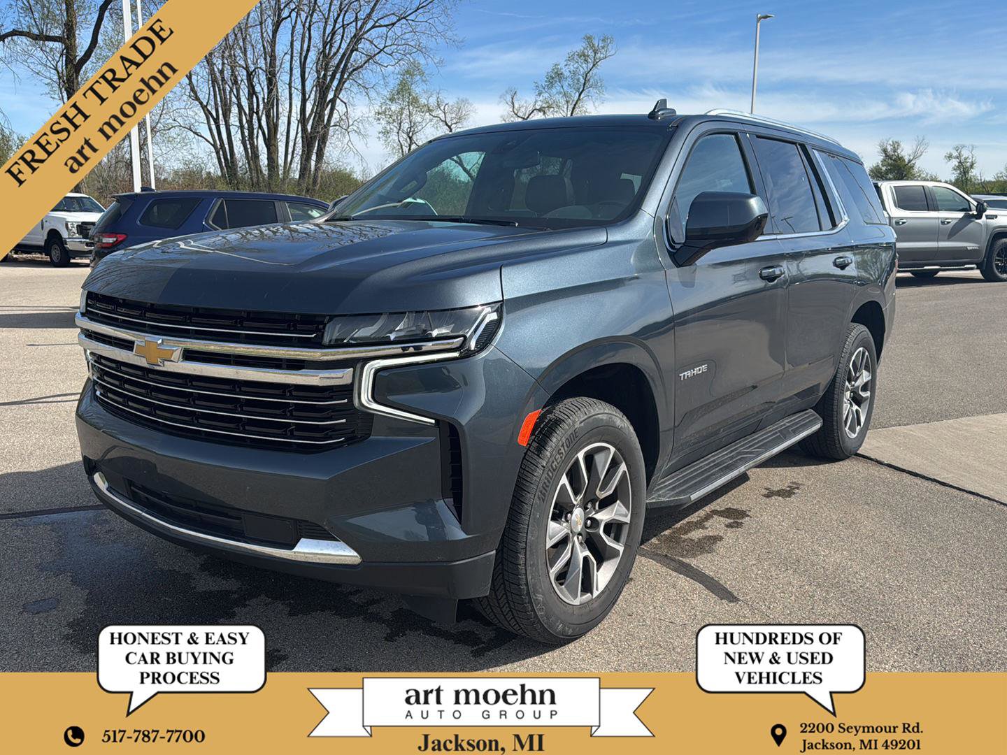 Used 2021 Chevrolet Tahoe LT w/ Rear Media and Nav Package