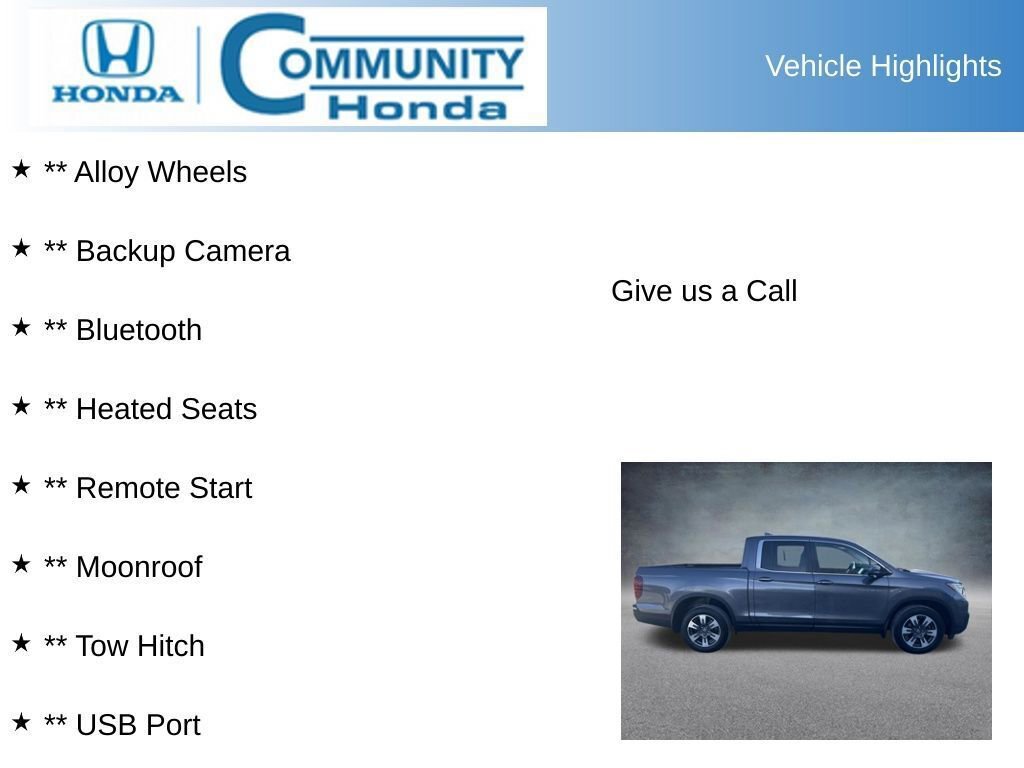 Certified 2019 Honda Ridgeline RTL-T image 7