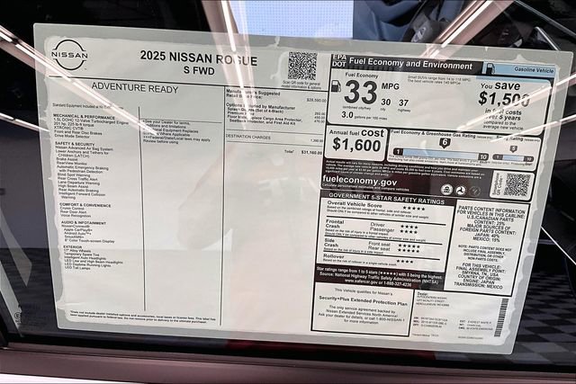 New 2025 Nissan Rogue S image 35