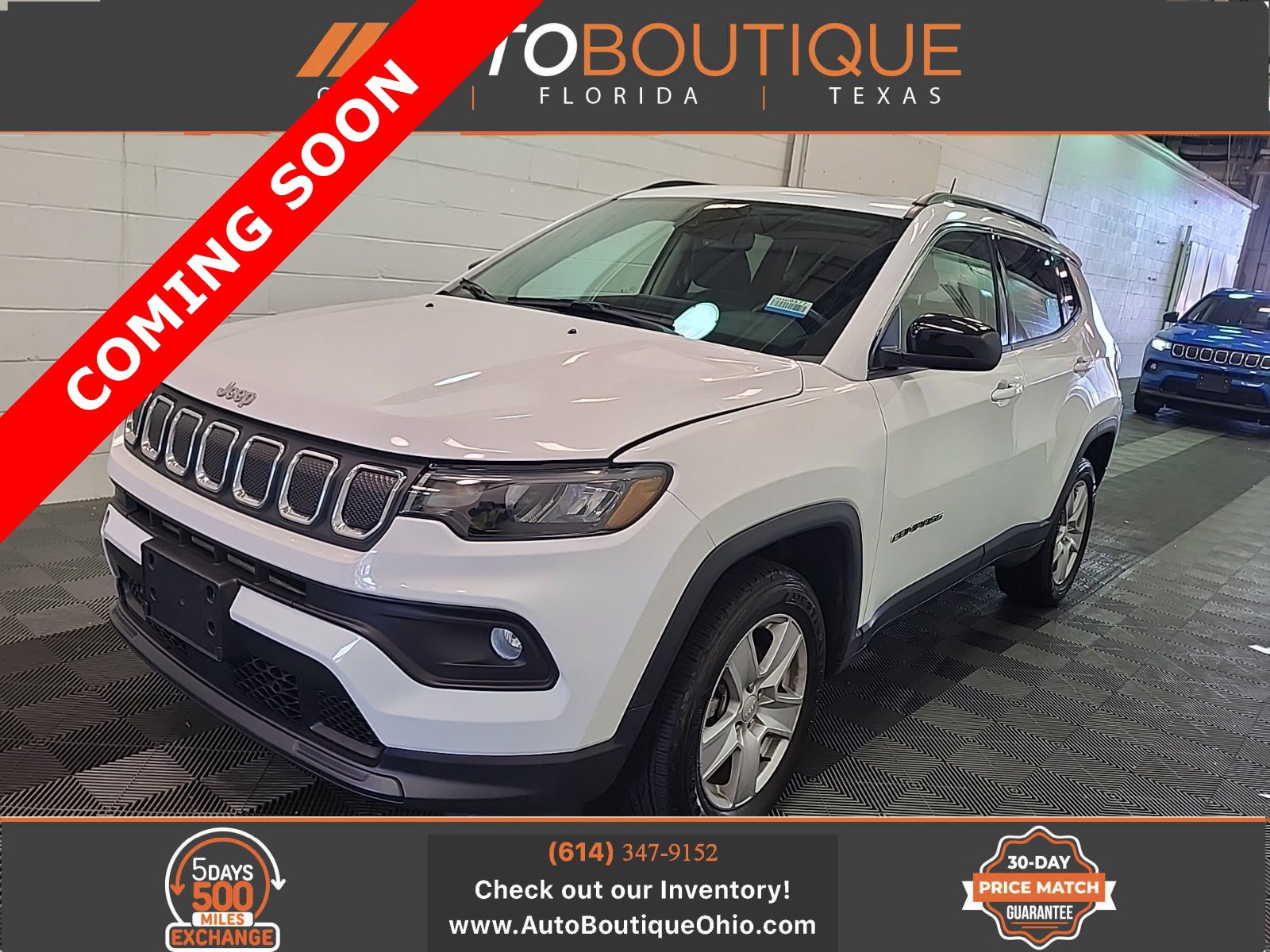 Used 2022 Jeep Compass Latitude w/ Sun and Sound Group AWD/4WD image 1