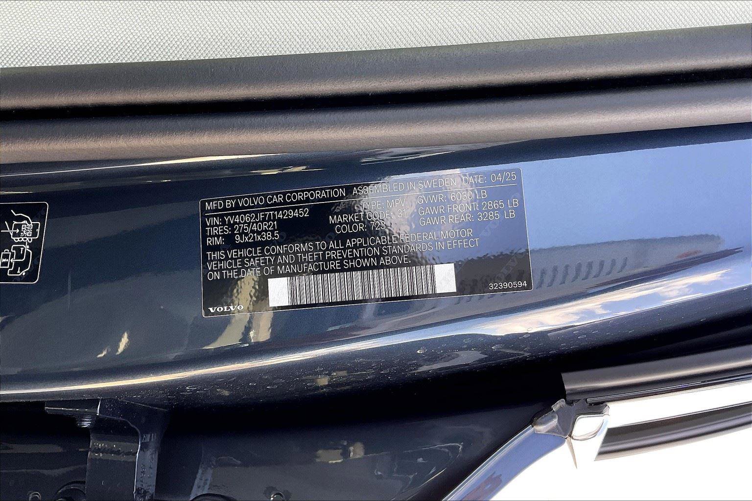 New 2026 Volvo XC90 B6 Ultra w/ Protection Package Premier image 20