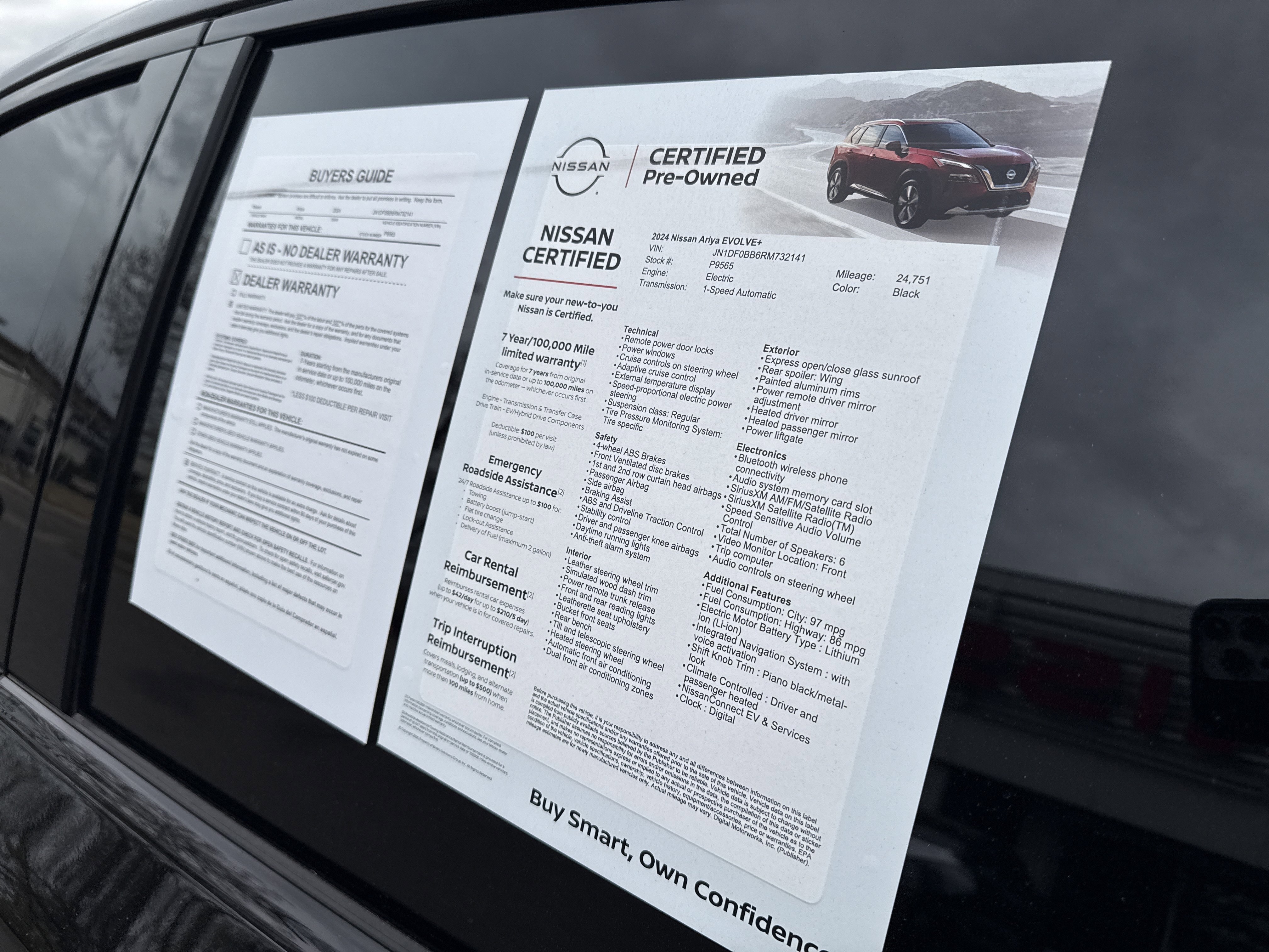 Certified 2024 Nissan Ariya AWD image 13