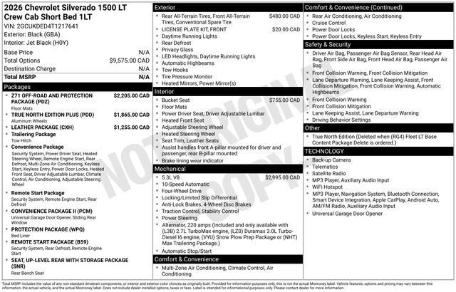 New 2026 Chevrolet Silverado 1500 LT AWD/4WD image 34