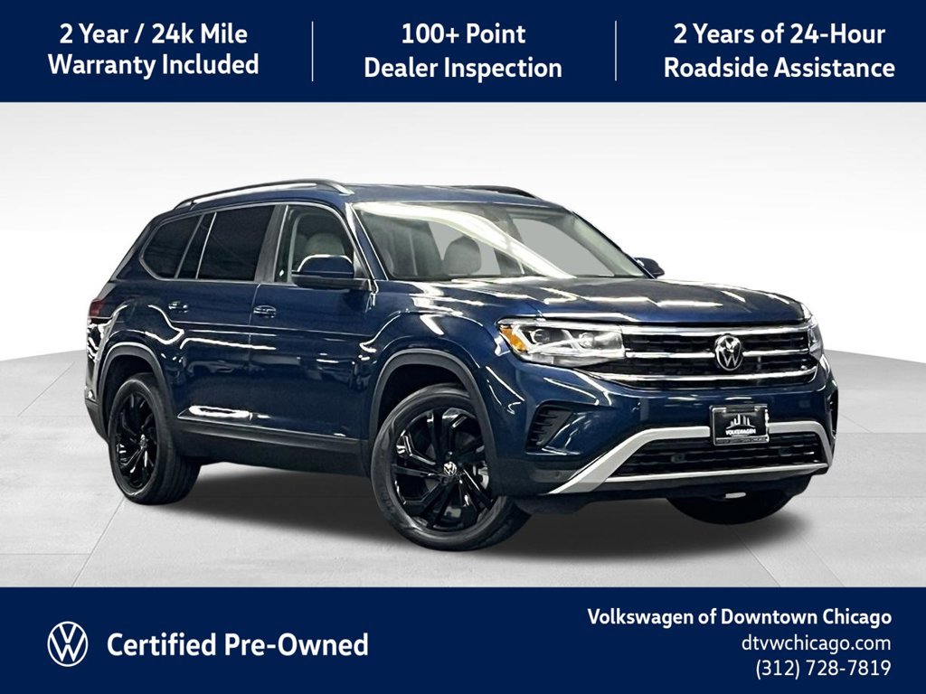 Used 2023 Volkswagen Atlas SE w/ Black Wheel Package