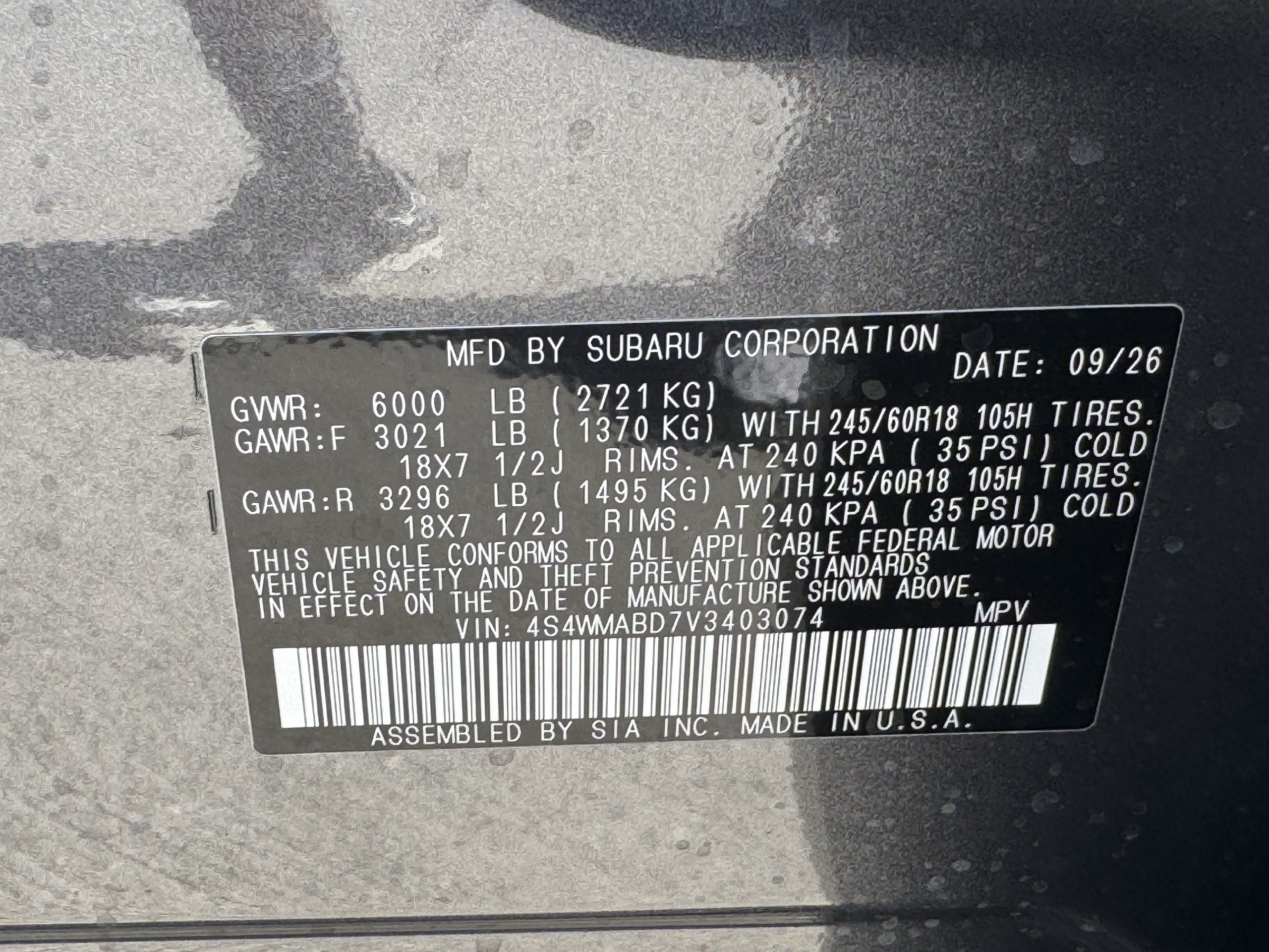 New 2027 Subaru Ascent Premium AWD/4WD image 26