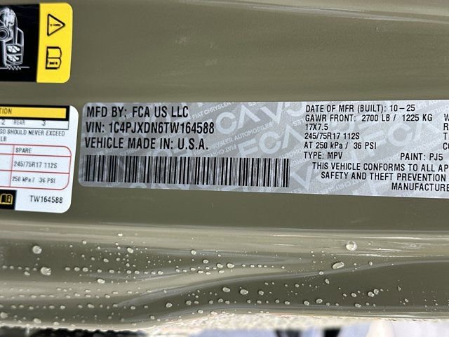 New 2026 Jeep Wrangler Sport image 28