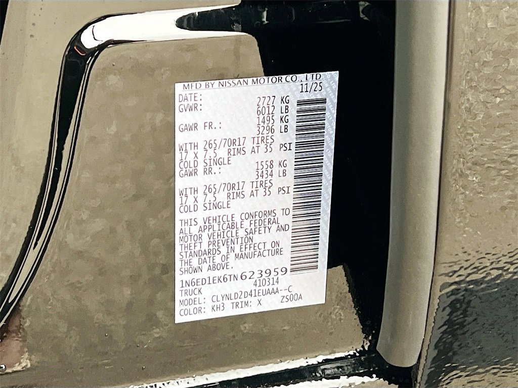 New 2026 Nissan Frontier PRO-4X image 30