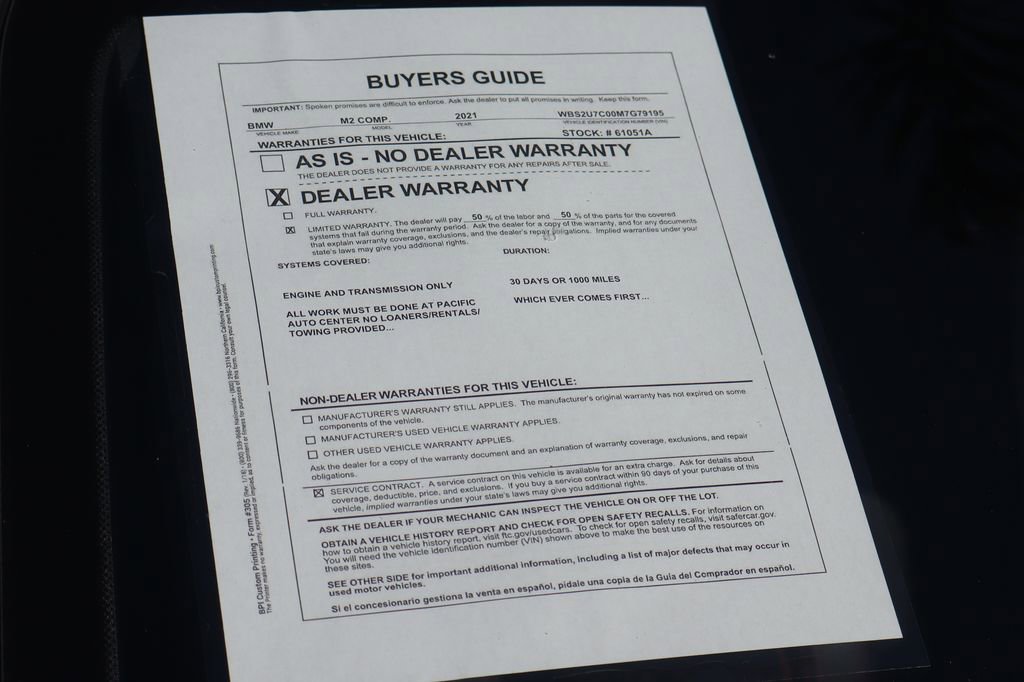 Used 2021 BMW M2 Competition image 55