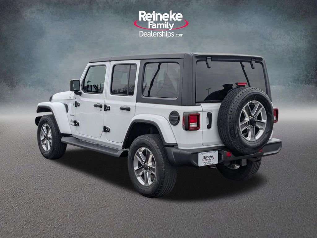 Used 2021 Jeep Wrangler Unlimited Sahara w/ Uconnect 4C Nav & Sound Group image 8