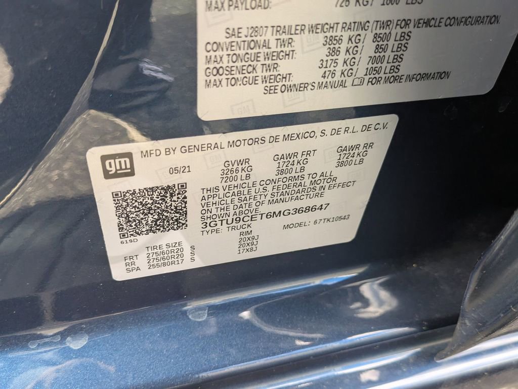 Used 2021 GMC Sierra 1500 Elevation AWD/4WD image 28