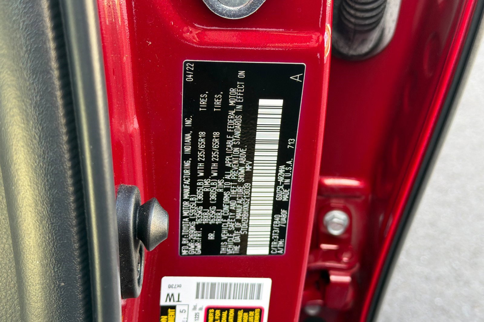 Used 2022 Toyota Highlander XLE image 41