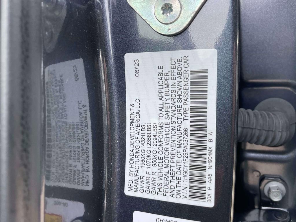 Certified 2023 Honda Accord LX image 19