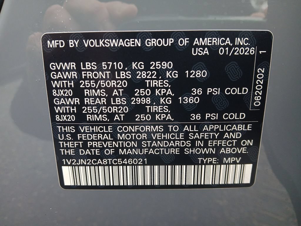 New 2026 Volkswagen Atlas SE FWD image 29