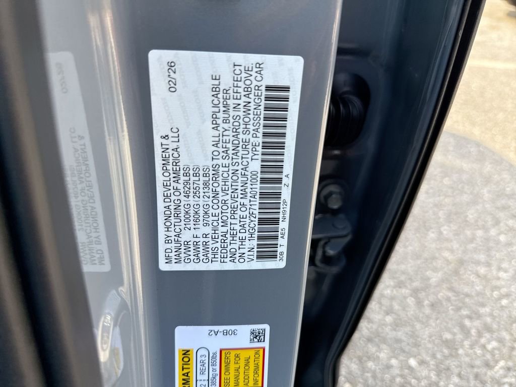 New 2026 Honda Accord Sport image 26