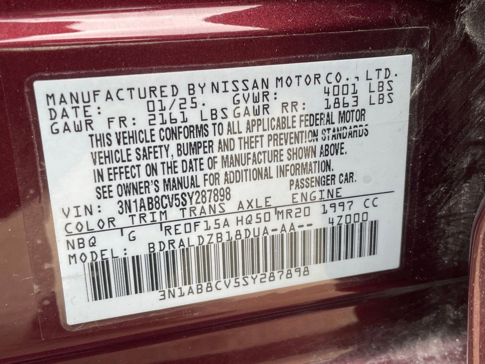 Used 2025 Nissan Sentra SV image 32