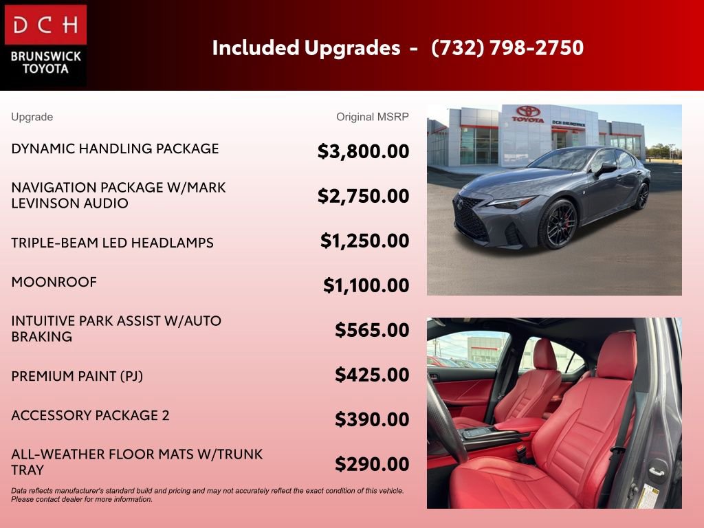 Used 2021 Lexus IS 350 F Sport w/ Dynamic Handling Package image 6