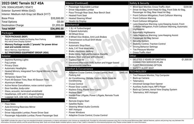 Used 2023 GMC Terrain SLT w/ Tech Package image 36