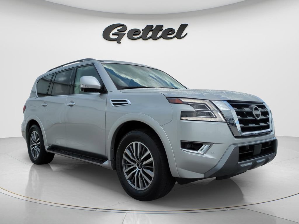 Certified 2023 Nissan Armada SL w/ Captain's Chairs Package AWD/4WD video 2