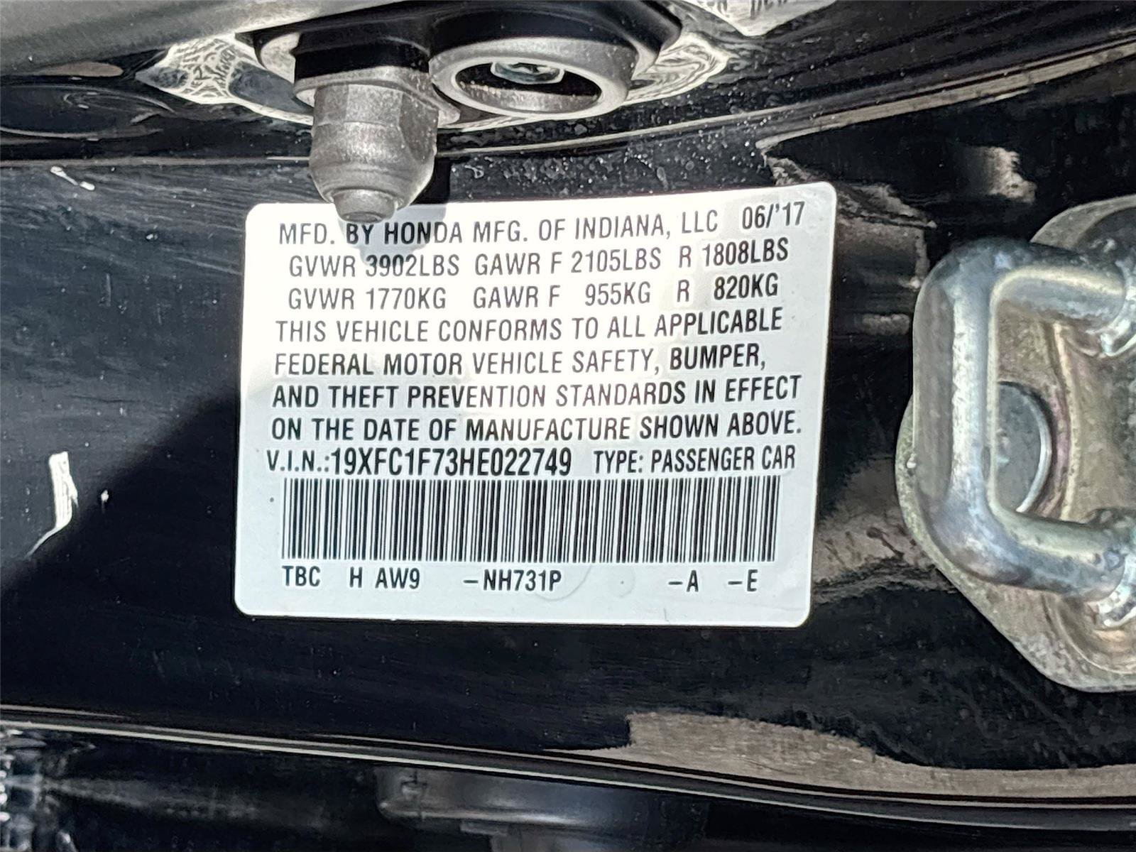 Used 2017 Honda Civic EX-L image 31