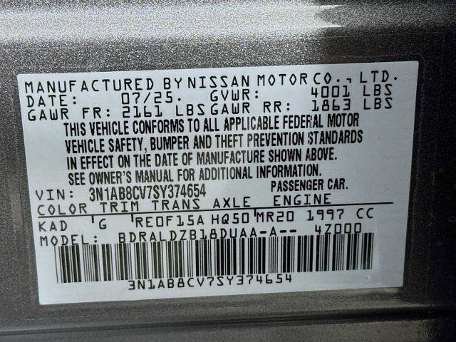 Certified 2025 Nissan Sentra SV w/ All-Weather Package image 28