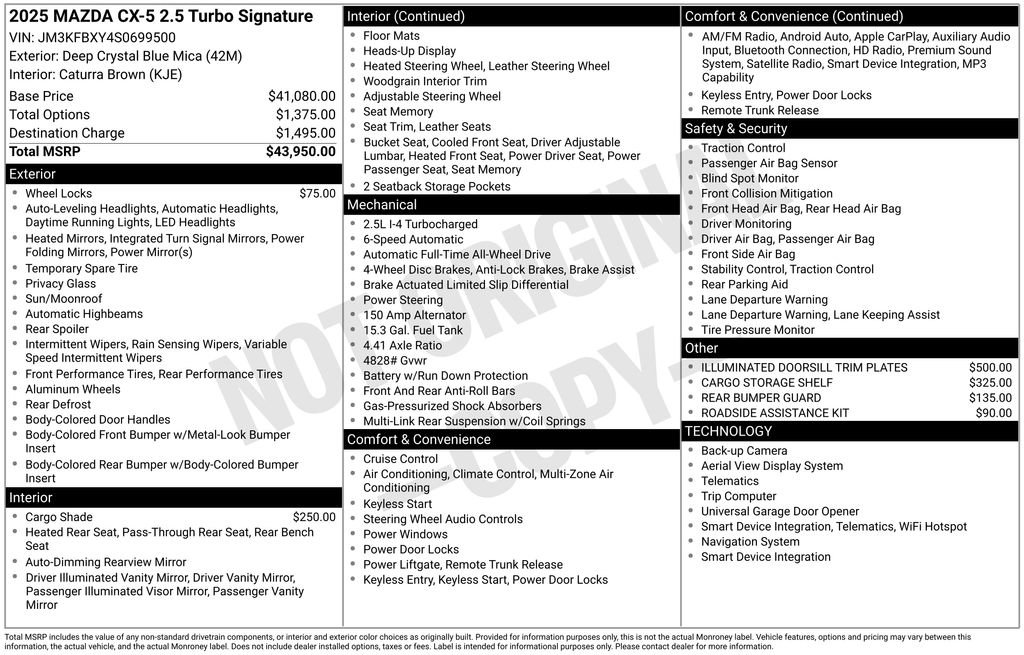 Certified 2025 MAZDA CX-5 Signature AWD/4WD image 4