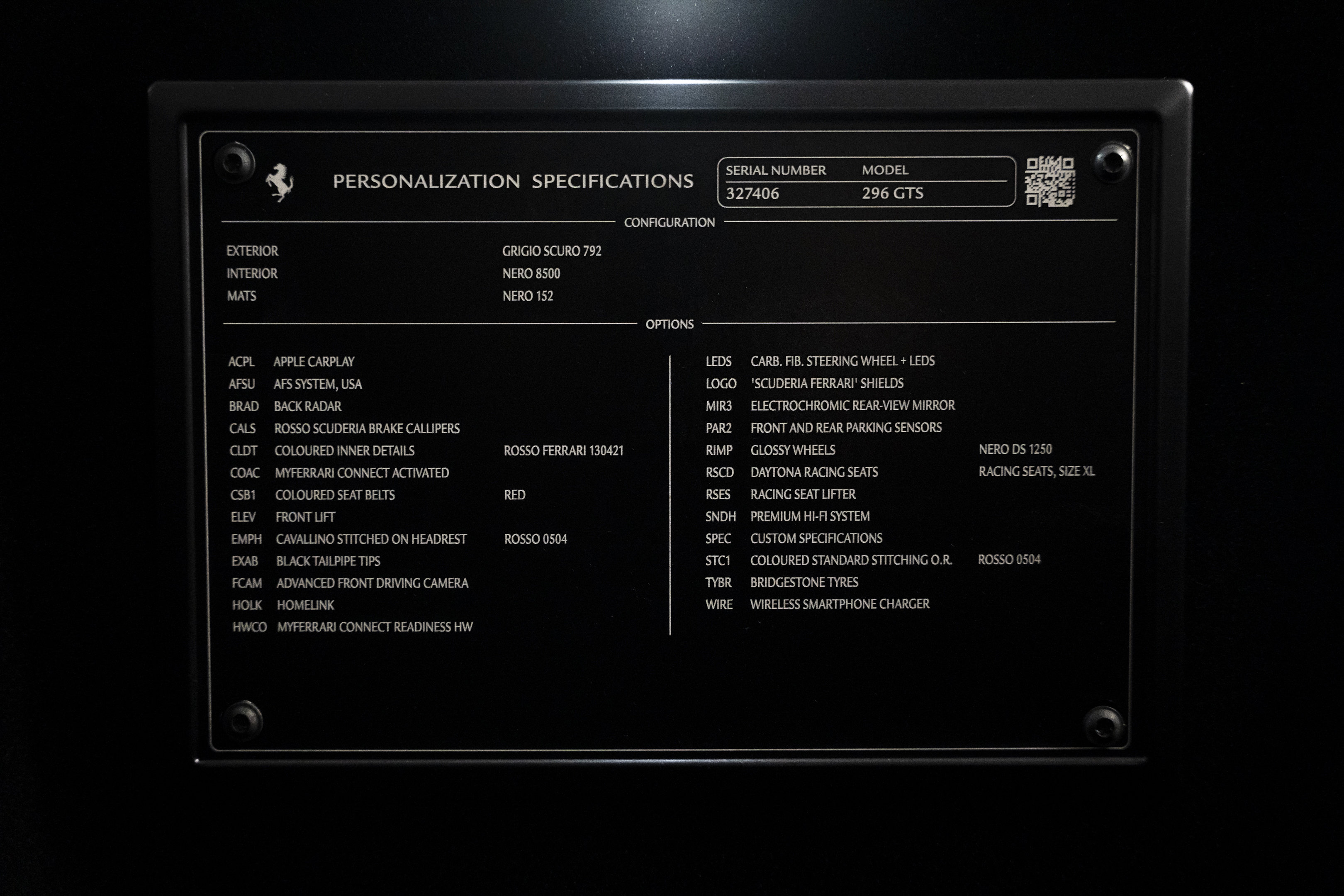 Certified 2026 Ferrari 296 GTS RWD image 52