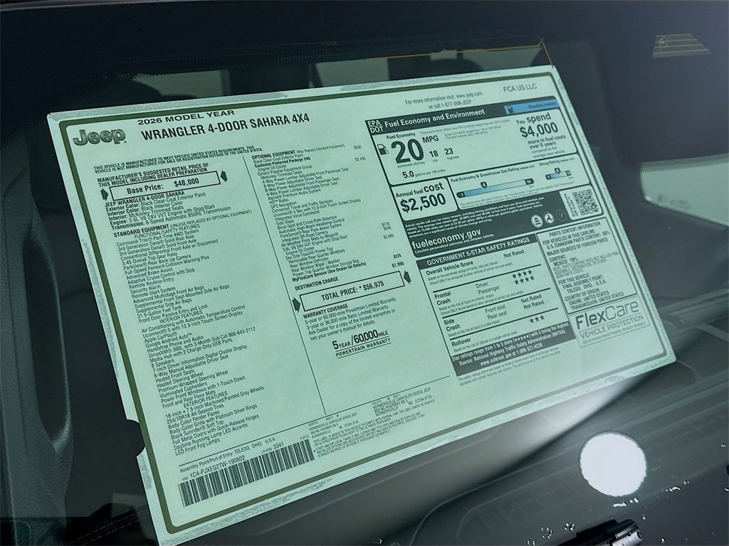 New 2026 Jeep Wrangler Sahara image 20