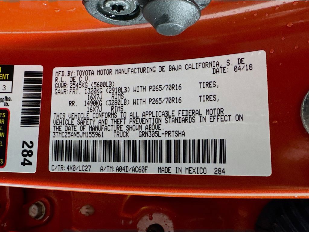 Used 2018 Toyota Tacoma TRD Off-Road image 36